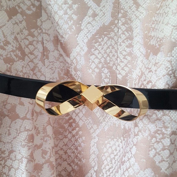 TED BAKER LONDON 'AZRAA' CREAM FIT & FLARE DRESS size 8 Ted size 3 - Picture 4 of 8